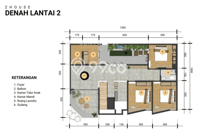 Rumah Minimalis 4 Kamar LT 131m2 di Purwomartani Rumah Minimalis 4 Kamar LT 131m2 di Purwomartani