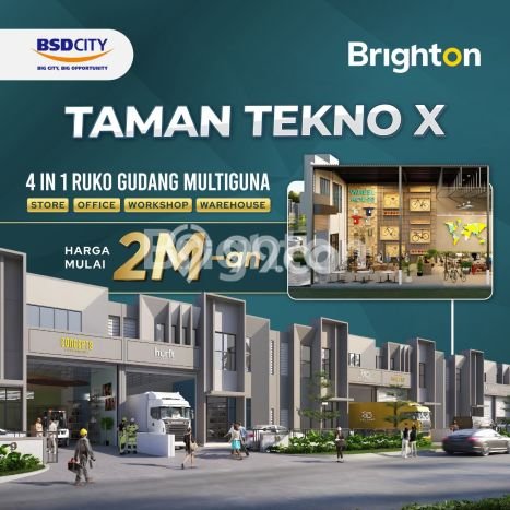 Dijual! Gudang di BSD Tangerang LT 180m2 / LB 105m2 Kawasan Strategis Dijual! Gudang di BSD Tangerang LT 180m2 / LB 105m2 Kawasan Strategis