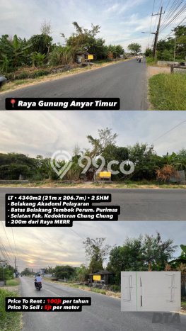 Tanah Dijual di Surabaya Seluas 3791m2 Strategis Tanah Dijual di Surabaya Seluas 3791m2 Strategis