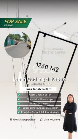 Dijual! Gudang di Kapuk Muara Jakarta Utara LT 1260m2 / LB 600m2 Kawasan Strategis Dijual! Gudang di Kapuk Muara Jakarta Utara LT 1260m2 / LB 600m2 Kawasan Strategis