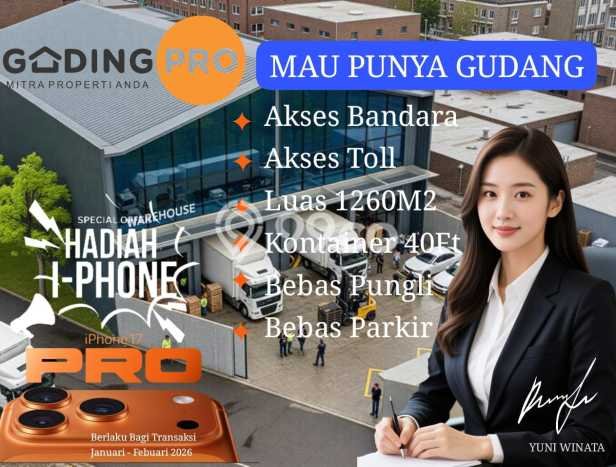 Unit Gudang Dijual di Jakarta Utara LT 1260m2 & LB 1260m2 Unit Gudang Dijual di Jakarta Utara LT 1260m2 & LB 1260m2