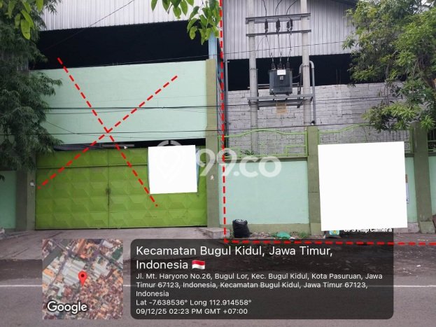 Gudang Bagus LT 1740m2 LB 200m2 Dijual di Panggungrejo Pasuruan Gudang Bagus LT 1740m2 LB 200m2 Dijual di Panggungrejo Pasuruan