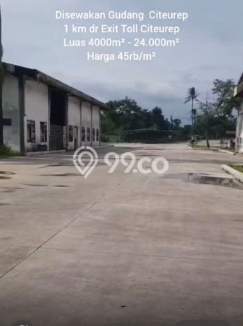 Gudang Disewakan di Area Ramai Citeureup, Bogor Gudang Disewakan di Area Ramai Citeureup, Bogor