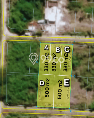 Untuk Dijual Tanah di Badung, Luas 330m2 SHM Untuk Dijual Tanah di Badung, Luas 330m2 SHM