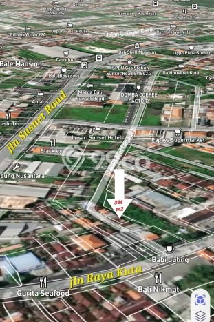 Dijual Tanah di Kuta Badung Luas 344m2 SHM Dijual Tanah di Kuta Badung Luas 344m2 SHM