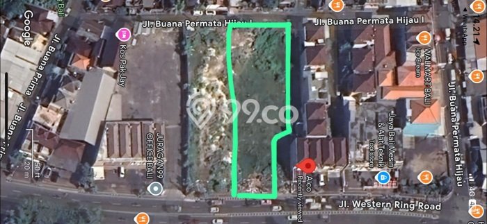 Tanah Kavling untuk Dijual di Denpasar Barat Denpasar 1835m2 Tanah Kavling untuk Dijual di Denpasar Barat Denpasar 1835m2