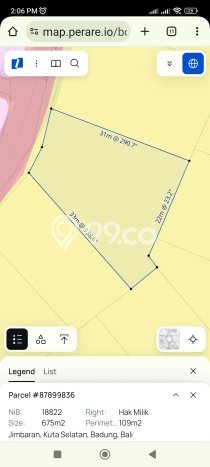 Tanah Dijual di Badung Seluas 600m2 Strategis Tanah Dijual di Badung Seluas 600m2 Strategis