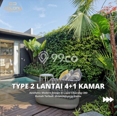 Rumah Modern Minimalis 4 Kamar Siap Huni di Lippo Cikarang Rumah Modern Minimalis 4 Kamar Siap Huni di Lippo Cikarang