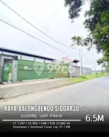 Gudang Bagus Dijual di Balongbendo Sidoarjo Strategis Cocok untuk Kembangkan Bisnis Gudang Bagus Dijual di Balongbendo Sidoarjo Strategis Cocok untuk Kembangkan Bisnis