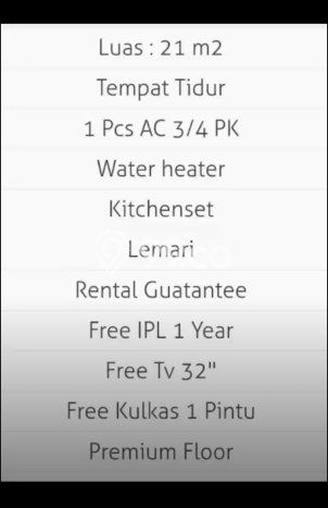 Dijual Segera Apartemen 1 KT & 1 KM di Cempaka Putih, Jakarta Pusat Dijual Segera Apartemen 1 KT & 1 KM di Cempaka Putih, Jakarta Pusat