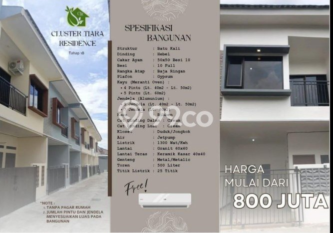 Rumah Minimalis 3 KT LT 51m2 di Bintara Rumah Minimalis 3 KT LT 51m2 di Bintara