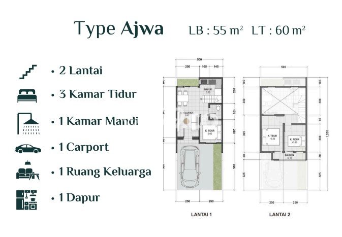 For Sale Hunian Rumah Nyaman 2 Kamar di Cibubur, Jakarta Timur For Sale Hunian Rumah Nyaman 2 Kamar di Cibubur, Jakarta Timur