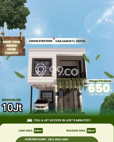 Rumah Minimalis 2 KT di Harjamukti Depok Unfurnished Rumah Minimalis 2 KT di Harjamukti Depok Unfurnished