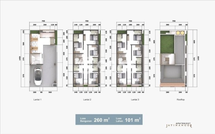 Untuk Dijual Kost di Jatinangor, Sumedang, 10 KT, 10 KM, Luas 260m2 Untuk Dijual Kost di Jatinangor, Sumedang, 10 KT, 10 KM, Luas 260m2