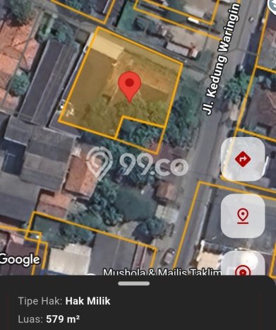 Dijual Tanah Lokasi Bekasi, Bekasi Seluas 579m2 Dijual Tanah Lokasi Bekasi, Bekasi Seluas 579m2