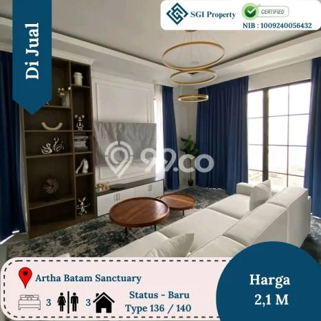 Dijual Rumah Modern 3 KT di Tiban, Batam Dijual Rumah Modern 3 KT di Tiban, Batam