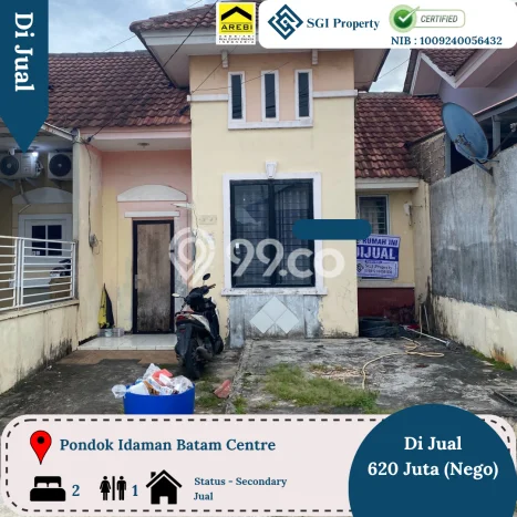 For Sale Hunian Rumah Nyaman 2 KT di Batam Centre, Batam For Sale Hunian Rumah Nyaman 2 KT di Batam Centre, Batam