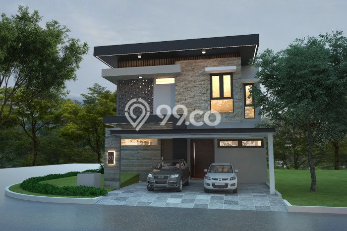 For Sale! Luxury House LT 308m2 Desain Modern di Manukan For Sale! Luxury House LT 308m2 Desain Modern di Manukan