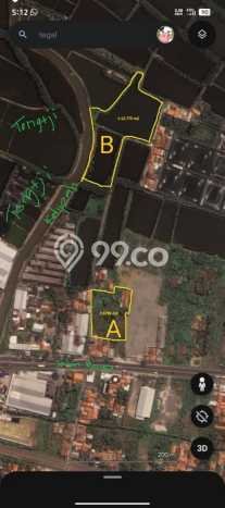 Tanah Strategis Dijual di Kramat Tegal 5595m2 Tanah Strategis Dijual di Kramat Tegal 5595m2