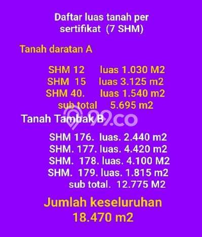 Tanah Strategis Dijual di Kramat Tegal 5595m2 Tanah Strategis Dijual di Kramat Tegal 5595m2