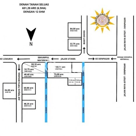 Tanah Dijual Lokasi Sukasada, Buleleng Luas 65000m2 Legalitas Aman Tanah Dijual Lokasi Sukasada, Buleleng Luas 65000m2 Legalitas Aman
