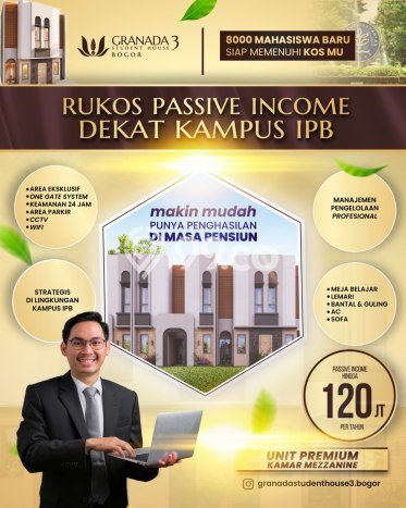 Dijual Kost di Kawasan Dramaga, Bogor, Spesifikasi 8 KT, 8 KM, 90m2 Dijual Kost di Kawasan Dramaga, Bogor, Spesifikasi 8 KT, 8 KM, 90m2