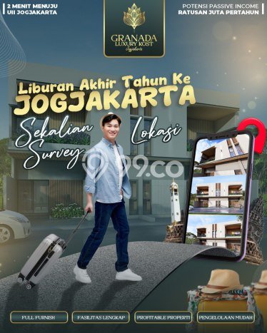 Kost Dijual Lokasi Ngaglik, Sleman, 12 KT, 12 KM, 183m2 Kost Dijual Lokasi Ngaglik, Sleman, 12 KT, 12 KM, 183m2