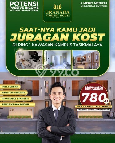 Kost Dijual Lokasi Tawang, Tasikmalaya, Spesifikasi 6 Kamar Tidur dan Luas 75m2 Kost Dijual Lokasi Tawang, Tasikmalaya, Spesifikasi 6 Kamar Tidur dan Luas 75m2