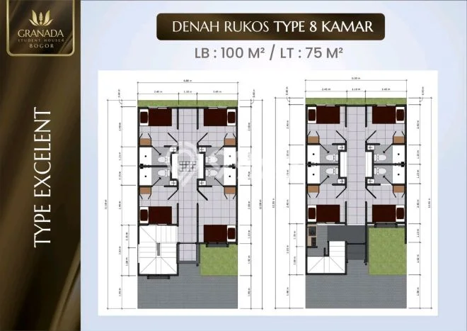 Investasi Kost Dijual di Dramaga, Bogor, Spesifikasi 8 KT, 8 KM, 85m2 Investasi Kost Dijual di Dramaga, Bogor, Spesifikasi 8 KT, 8 KM, 85m2