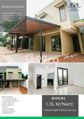 Hunian Cantik Minimalis Lb 87m2 di Pamulang, Tangerang Selatan Hunian Cantik Minimalis Lb 87m2 di Pamulang, Tangerang Selatan
