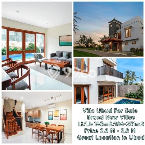 HOT DEAL! Vila di Ubud, Luas 234m2m², Area Strategis HOT DEAL! Vila di Ubud, Luas 234m2m², Area Strategis