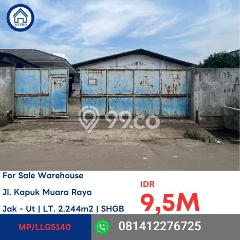 INVESTASI CERDAS! Gudang di Kapuk Muara, Luas 2244m², Lokasi Strategis INVESTASI CERDAS! Gudang di Kapuk Muara, Luas 2244m², Lokasi Strategis