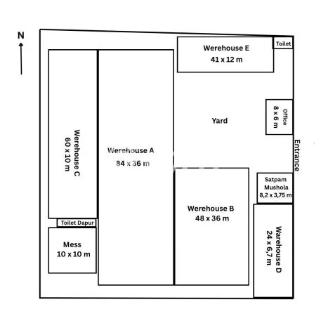 Unit Pabrik Dijual di Cikupa Tangerang Luas Tanah 10160m2, Luas Bangunan 6204m2 Unit Pabrik Dijual di Cikupa Tangerang Luas Tanah 10160m2, Luas Bangunan 6204m2