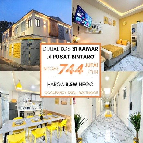 Cocok Untuk Investasi! Dijual Kost di Jurangmangu 32 Kamar Cocok Untuk Investasi! Dijual Kost di Jurangmangu 32 Kamar
