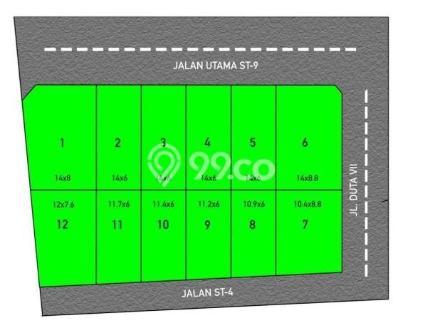 Tanah Kavling Dijual di Tangerang Kota, Tangerang dengan Luas Tanah 84m2 Tanah Kavling Dijual di Tangerang Kota, Tangerang dengan Luas Tanah 84m2