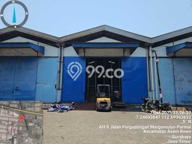 Gudang Dijual di Prime Area Surabaya Luas 480m2 Gudang Dijual di Prime Area Surabaya Luas 480m2