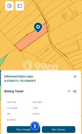 Lahan untuk Dijual Lokasi Baturiti, Tabanan Luas 1560m2 SHM Lahan untuk Dijual Lokasi Baturiti, Tabanan Luas 1560m2 SHM