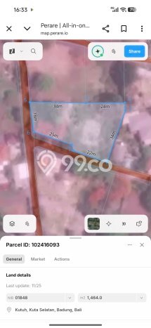 Tanah Siap Bangun Dijual di Badung Punya Luas 1464m2 Tanah Siap Bangun Dijual di Badung Punya Luas 1464m2