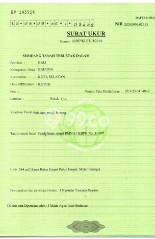 Lahan Dijual Lokasi Strategis di Badung dengan Luas 550m2 Lahan Dijual Lokasi Strategis di Badung dengan Luas 550m2