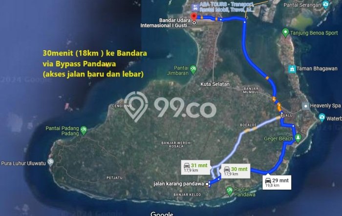 Tanah Dijual Area Strategis di Kutuh Badung 3300m2 Tanah Dijual Area Strategis di Kutuh Badung 3300m2