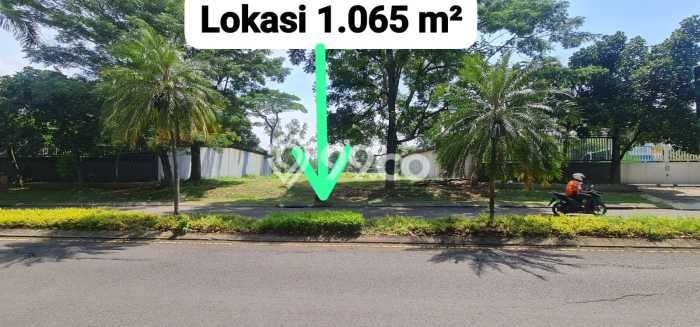 Kavling Tanah untuk Dijual di Modernland, Tangerang, Luas 1065m2 Kavling Tanah untuk Dijual di Modernland, Tangerang, Luas 1065m2