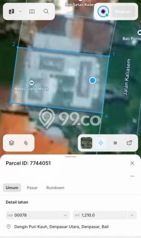 AREA BISNIS! Hotel di Denpasar Barat, Luas 1900m2m², Mainroad, Ramai AREA BISNIS! Hotel di Denpasar Barat, Luas 1900m2m², Mainroad, Ramai