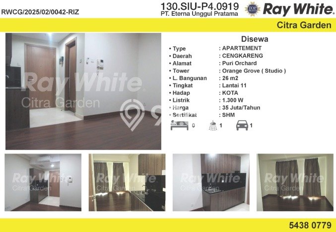 Jarang Ada! Unit Apartemen Hemat di Cengkareng, Jakarta Barat 0 Kamar Tidur dan 1 Kamar Mandi Jarang Ada! Unit Apartemen Hemat di Cengkareng, Jakarta Barat 0 Kamar Tidur dan 1 Kamar Mandi