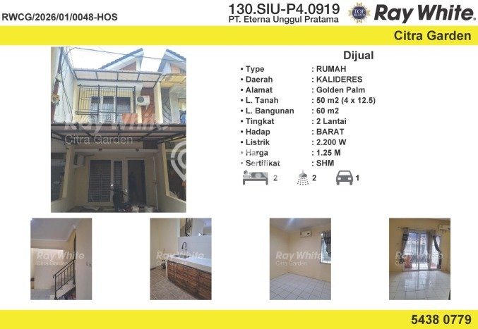 Dijual Hunian Rumah Terawat 2 Kamar di Kalideres, Jakarta Barat Dijual Hunian Rumah Terawat 2 Kamar di Kalideres, Jakarta Barat