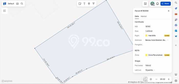 Tanah Siap Bangun Dijual di Badung Punya Luas 1400m2 Tanah Siap Bangun Dijual di Badung Punya Luas 1400m2