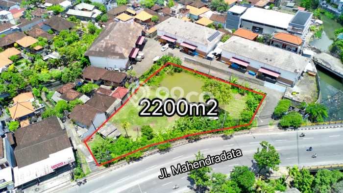 Lahan Dijual Lokasi Strategis di Denpasar dengan Luas 2200m2 Lahan Dijual Lokasi Strategis di Denpasar dengan Luas 2200m2