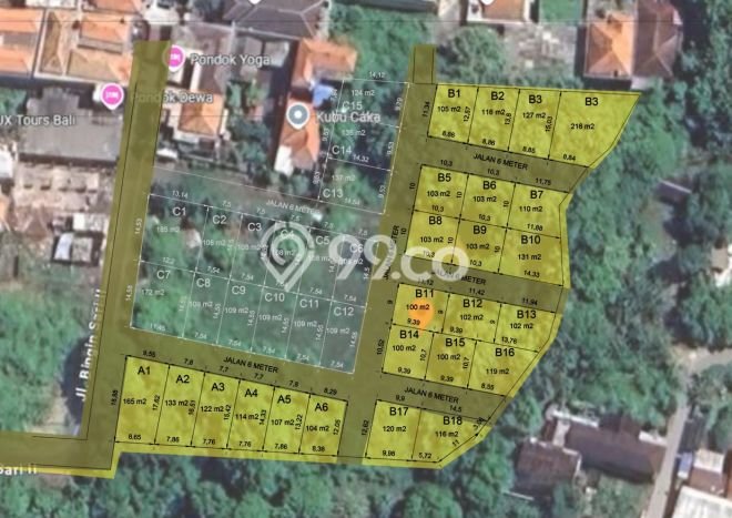 Tanah Kavling Dijual di Badung dengan Spesifikasi 216m2 Tanah Kavling Dijual di Badung dengan Spesifikasi 216m2