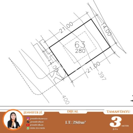 Tanah Dijual Lokasi Pandaan, Pasuruan Luas 280m2 Legalitas Aman Tanah Dijual Lokasi Pandaan, Pasuruan Luas 280m2 Legalitas Aman