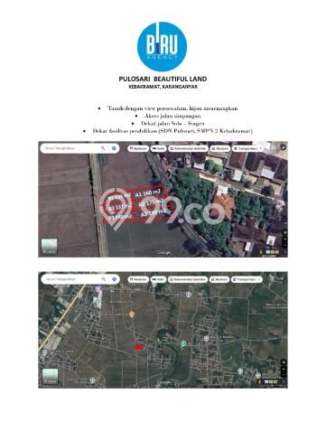 Tanah di Kebakkramat, Karanganyar Luas 136m2 Dijual Segera Tanah di Kebakkramat, Karanganyar Luas 136m2 Dijual Segera
