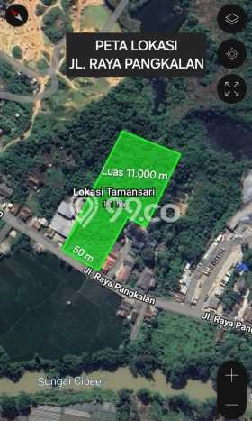 Tanah Komersial Dijual di Karawang Barat Karawang 11000m2 Tanah Komersial Dijual di Karawang Barat Karawang 11000m2